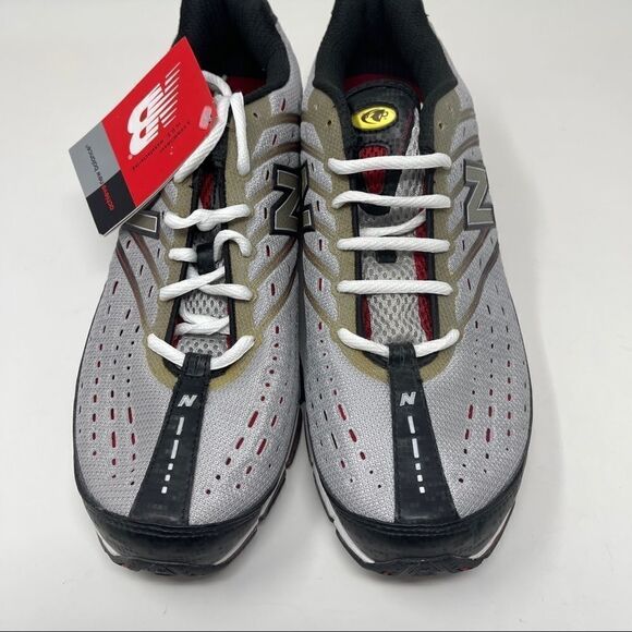 NWT New Balance 8507 MR8507BS Silver Gray Blue Zip Running Shoes Men's Size 11 D - Picture 3 of 10